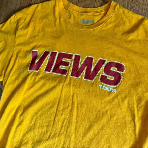 Drake Views Summer Sixteen Tour Size Large Men’s 2016 Album Promo Yellow T-shirt - Picture 3 of 4